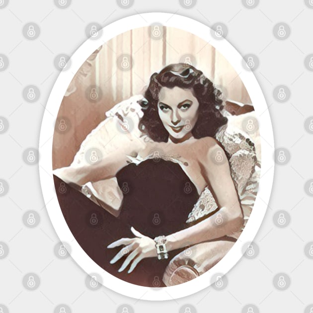 Classic Hollywood Star - Vintage Art Sticker by TopKnotDesign